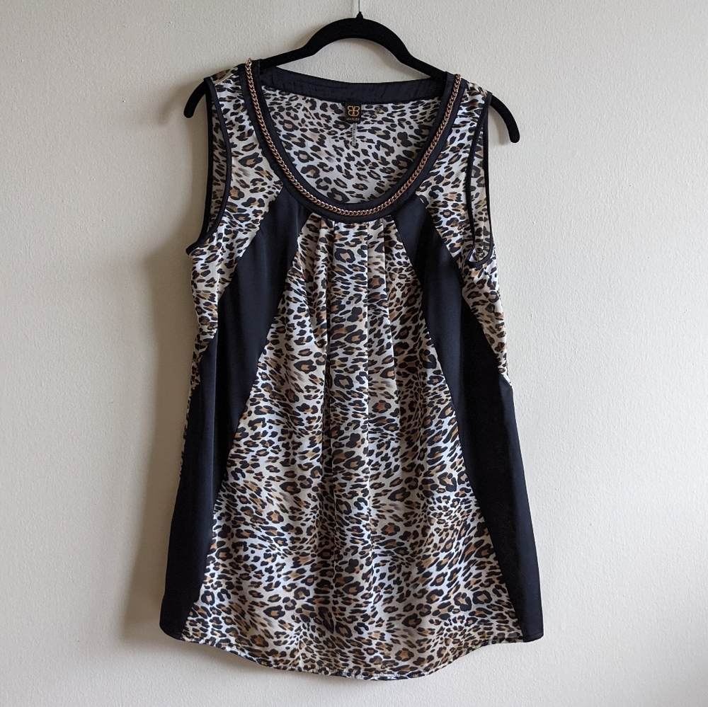 Basler leopard print top